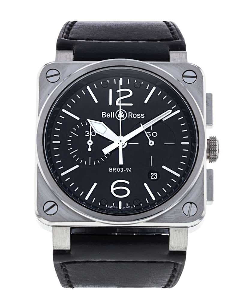 Bell and Ross BR03-94 Chronograph BR0394-BL-SI/SCA Bell and Ross BR03-94 Chronograph BR0394-BL-SI/SCA